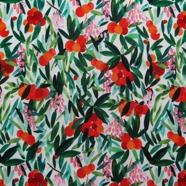 Twill de viscose - Arbousier - Tissus - Carole Rampinetta - R Produit TwillViscose Arbousier scaled