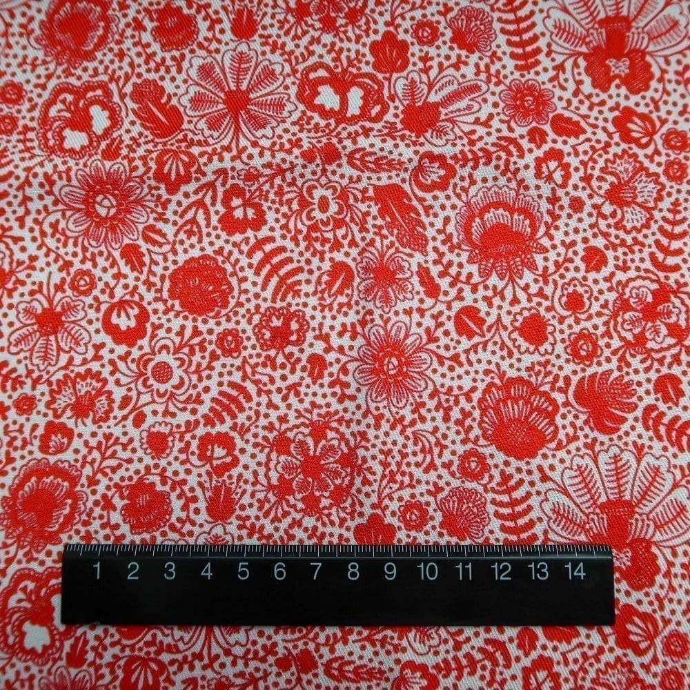 Twill de viscose - Red Delft - Tissus - Carole Rampinetta - R Produit TwillViscose RedDelft scaled