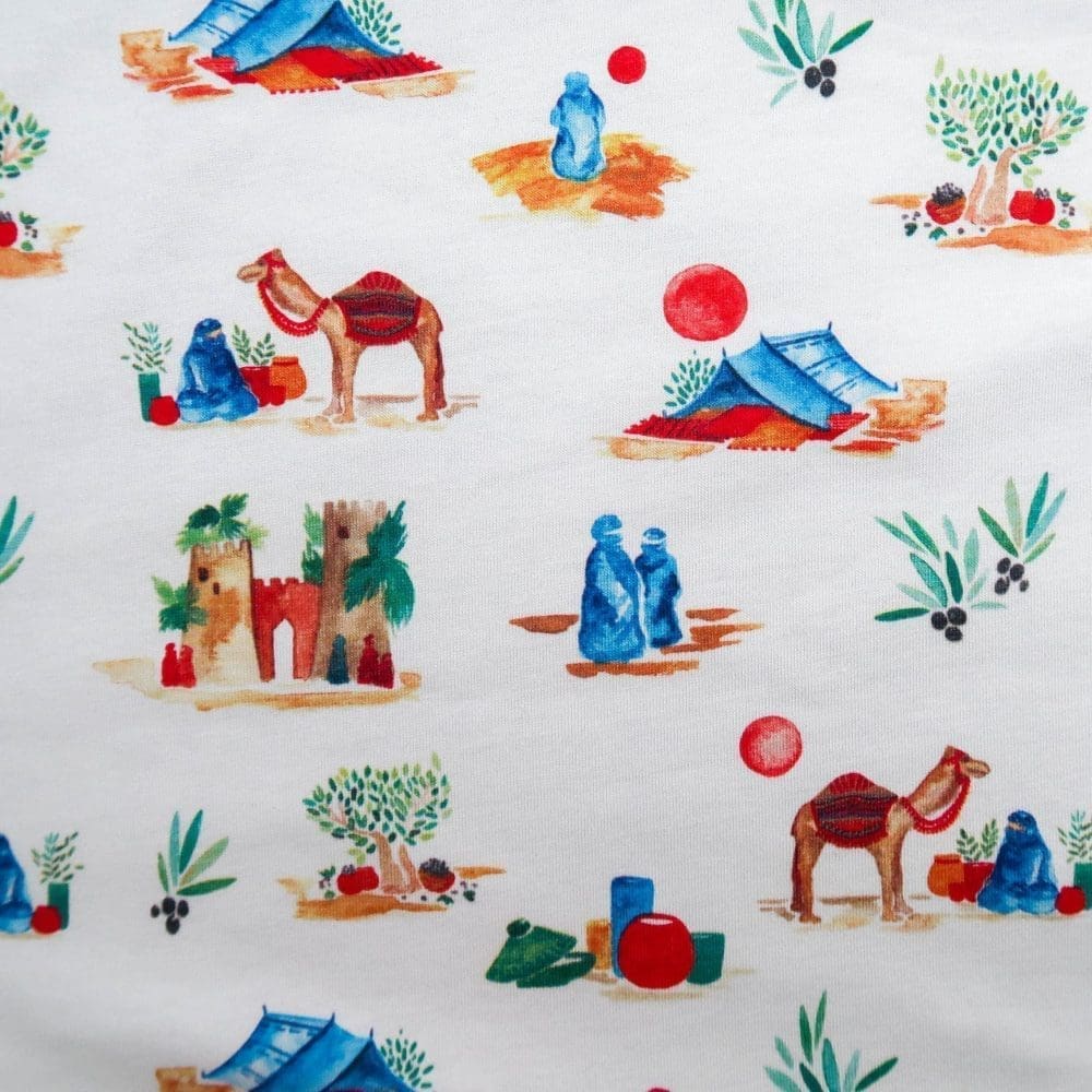 Jersey de coton bio - Touaregs - Tissus - Carole Rampinetta - R Produit JerseyBio Touaregs scaled