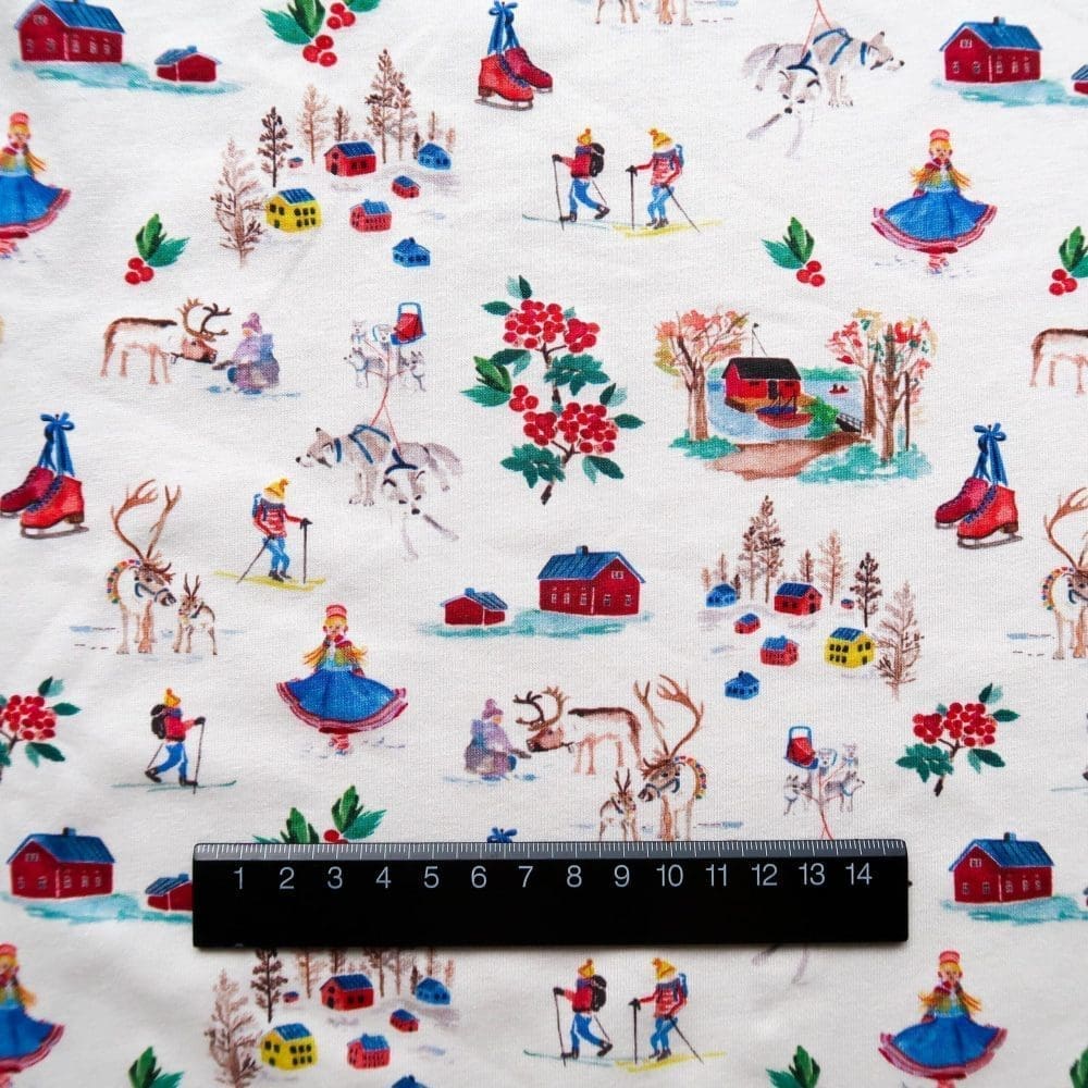 Jersey de coton bio - Lapland - Tissus - Carole Rampinetta - R Produit JerseyBioSOLDES Lapland scaled