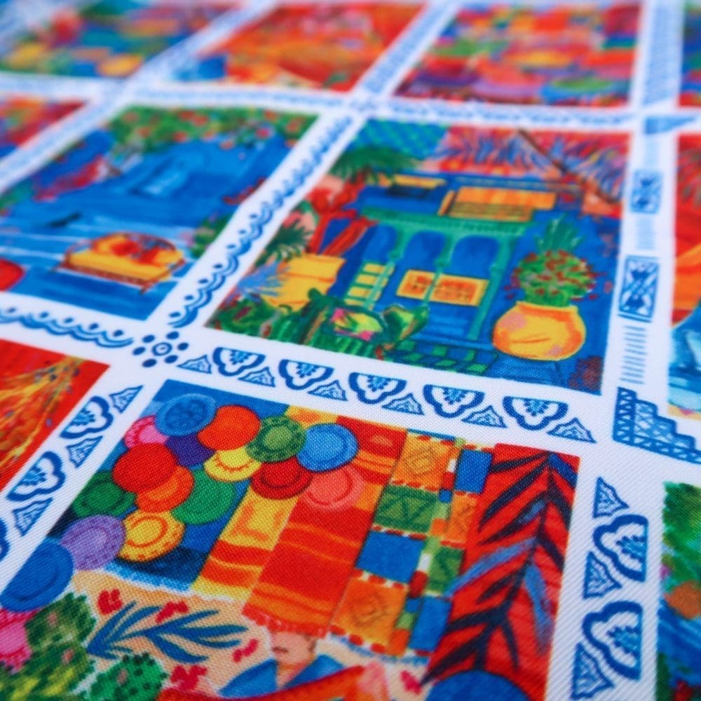 Tissu short de bain - Habibi - Nouvelle collection Habibi - Carole Rampinetta - R ShortBain Maroc scaled