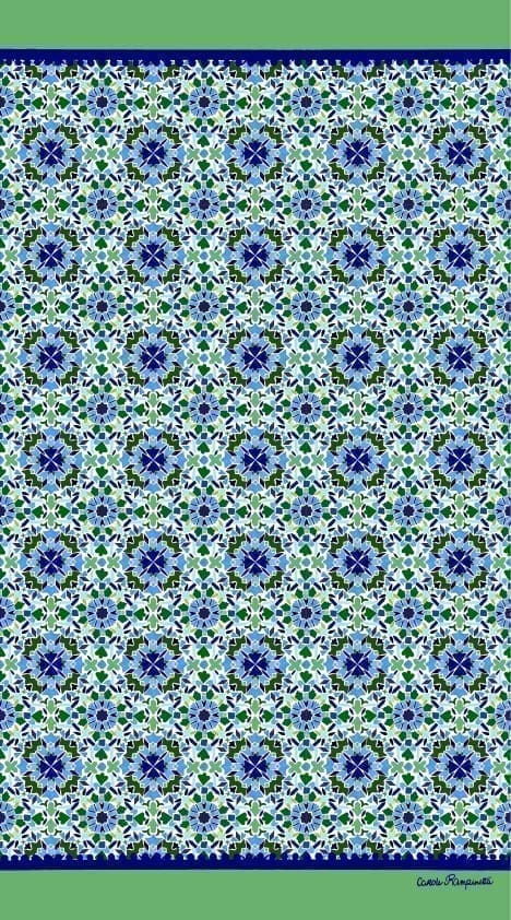 Serviette de plage - Taliouine - Serviette de plage - Carole Rampinetta - R Serviette de plage marrakech