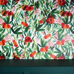 Papier peint - Arbousier - PRE COMMANDE - Papier peint - Carole Rampinetta - R Papier peint Arboubou WEB scaled