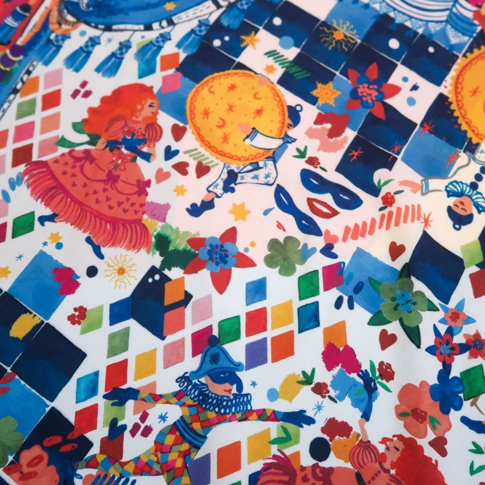 Bandana - Commedia - Foulards & Co - Carole Rampinetta - R Bandana COMMEDIA WEB