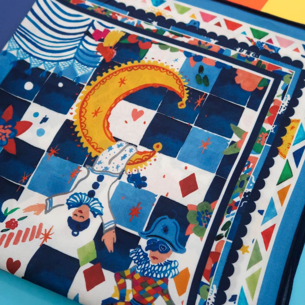 Bandana - Commedia - Foulards & Co - Carole Rampinetta - R Bandana COMMEDIA WEB