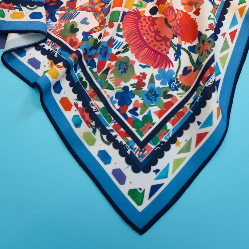 Bandana - Commedia - Foulards & Co - Carole Rampinetta - R Bandana COMMEDIA WEB