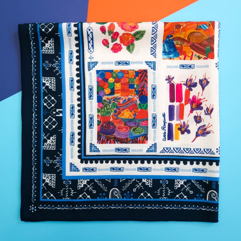 Bandana - Habibi - Foulards & Co - Carole Rampinetta - R Bandana HABIBI WEB