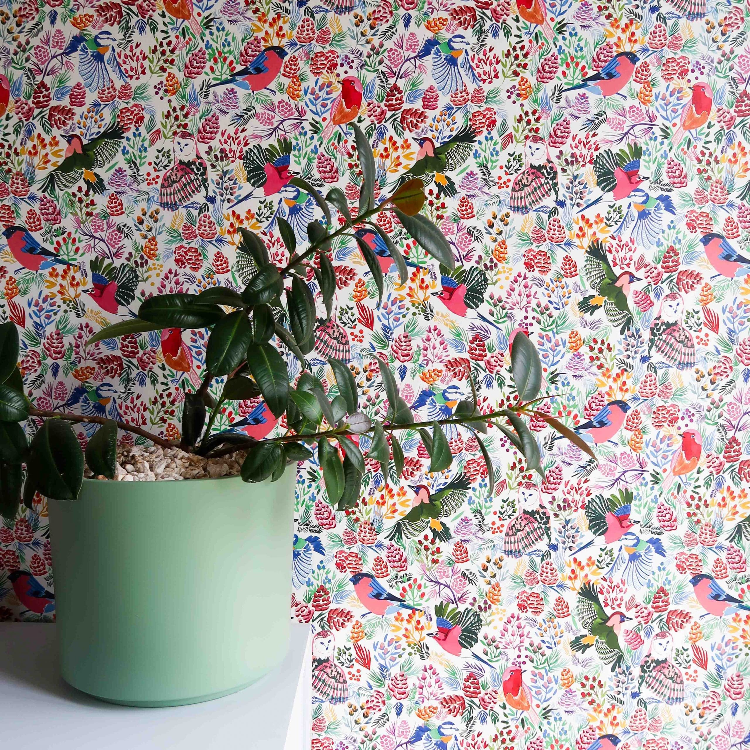 Papier peint - Forêt enchantée - PRE COMMANDE - Papier peint - Carole Rampinetta - R Papier peint FEnchantee WEB scaled