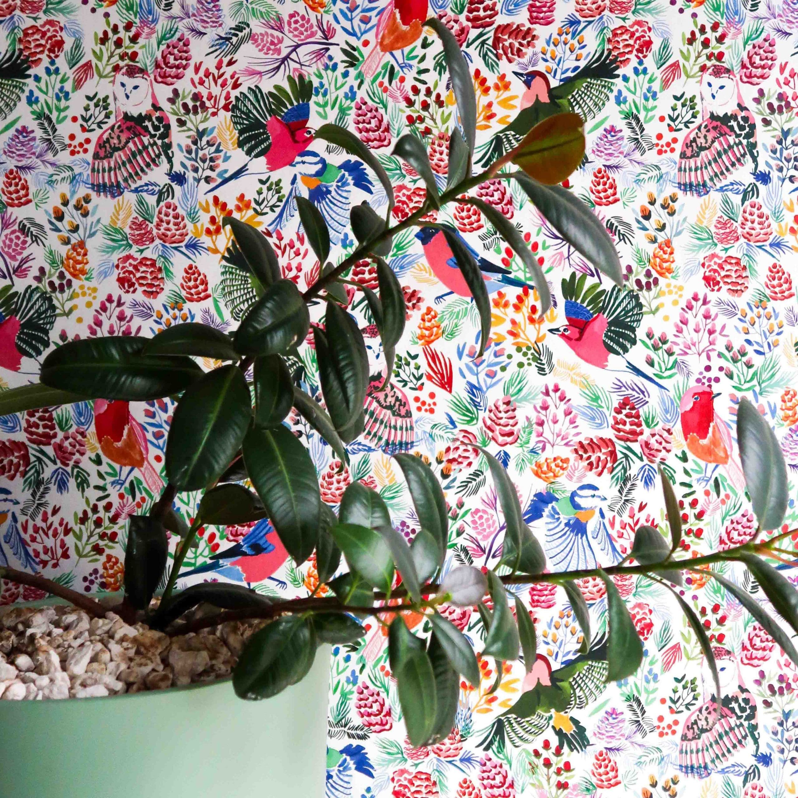 Papier peint - Forêt enchantée - PRE COMMANDE - Papier peint - Carole Rampinetta - R Papier peint FEnchantee WEB scaled