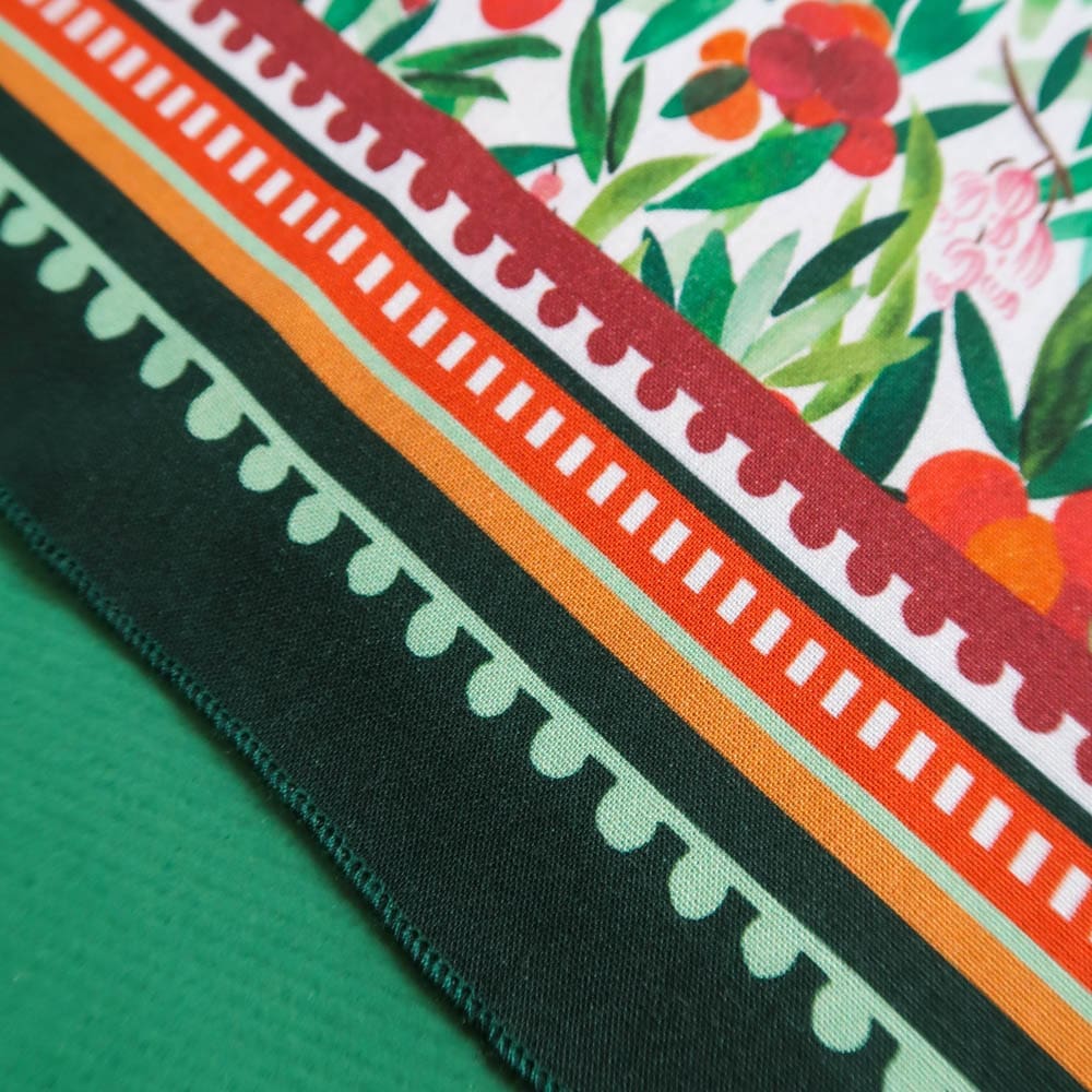 Bandana - Arbousier - Foulards & Co - Carole Rampinetta - R bandana ARBOUSIER WEB