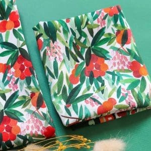 Bandana - Arbousier - Foulards & Co - Carole Rampinetta - R bandana ARBOUSIER WEB