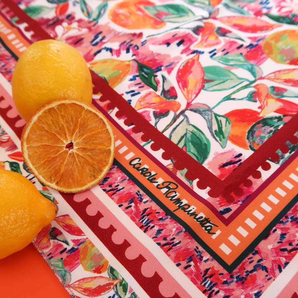 Foulard - Bergamote - Foulards & Co - Carole Rampinetta - R foulard BERGAMOTE WEB