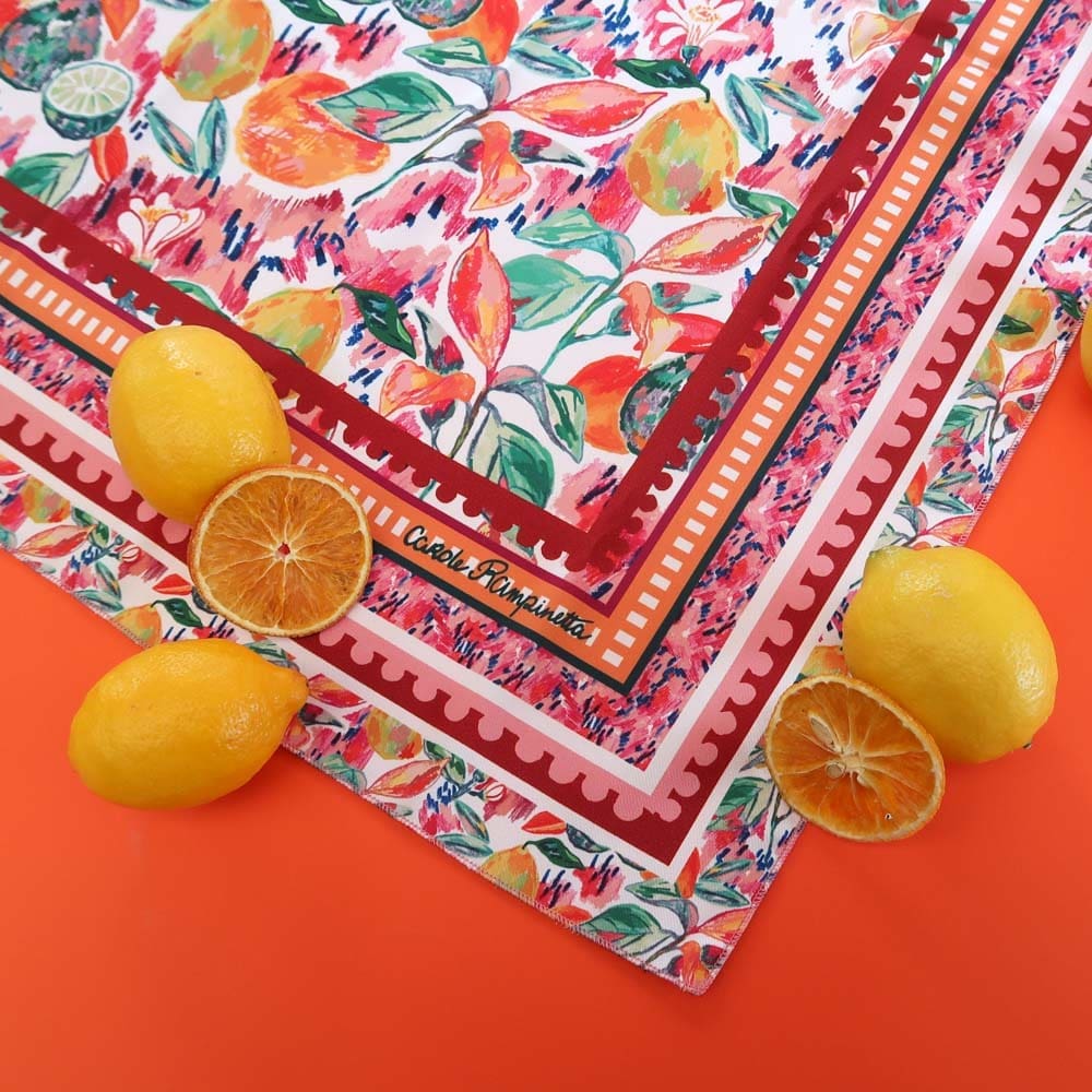 Foulard - Bergamote - Foulards & Co - Carole Rampinetta - R foulard BERGAMOTE WEB