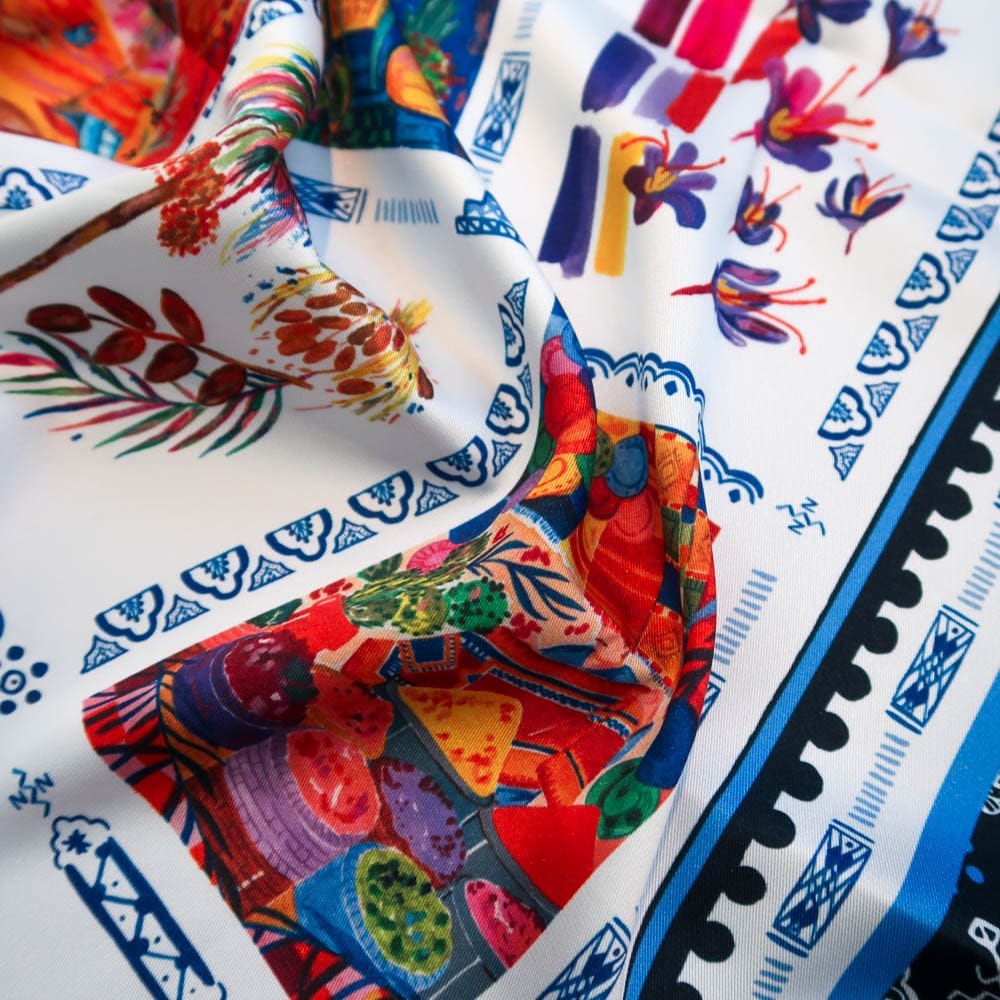 Foulard - Habibi - Foulards & Co - Carole Rampinetta - R foulard HABIBI WEB