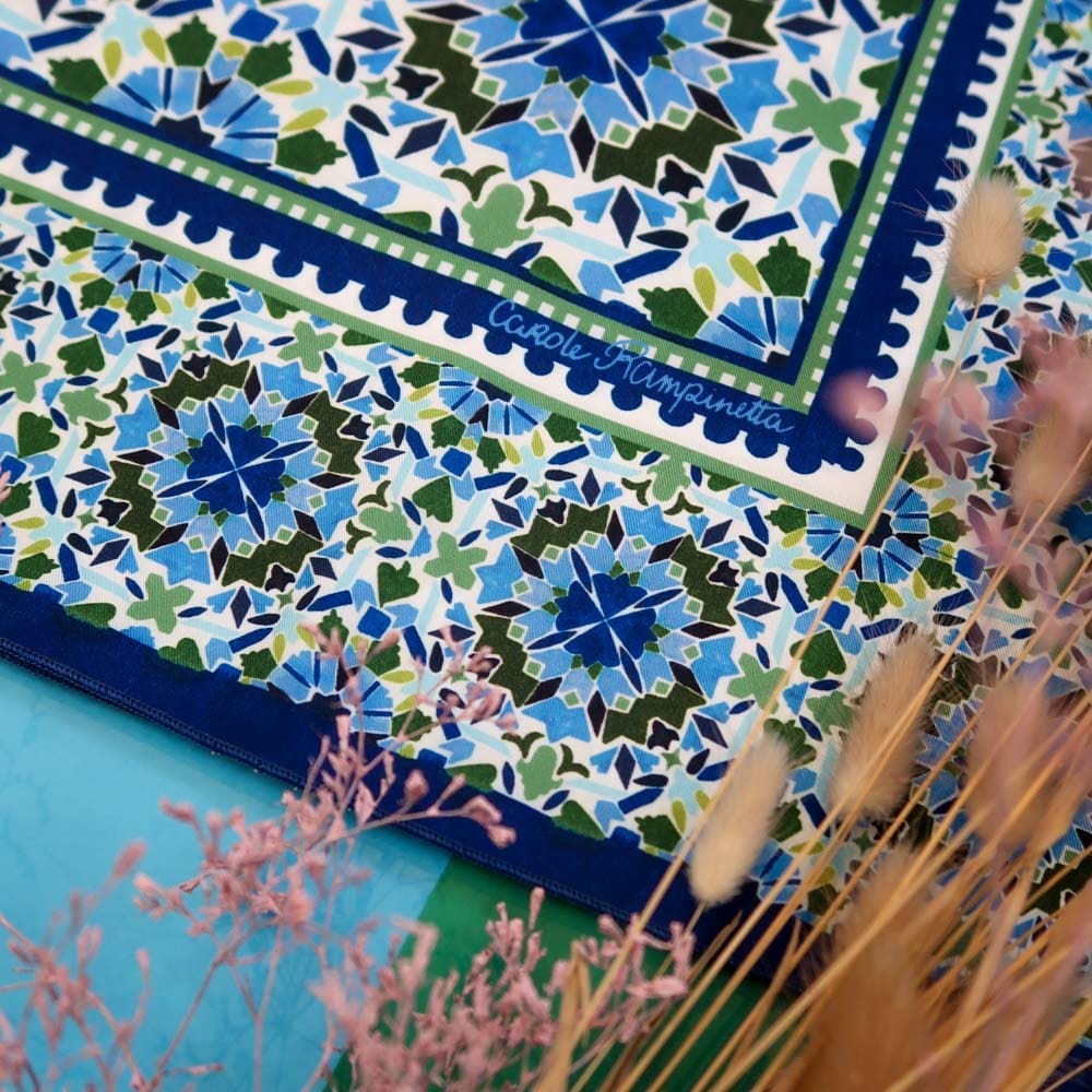 Foulard - Marrakech - Foulards & Co - Carole Rampinetta - R foulard MARRAKECH WEB
