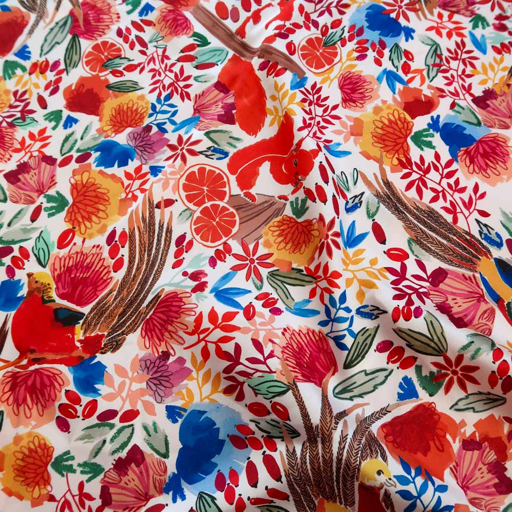 Foulard - Faisans dorés - Foulards & Co - Carole Rampinetta