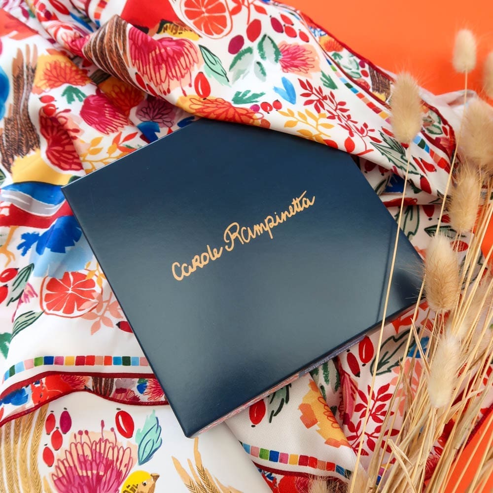 Foulard - Faisans dorés - Foulards & Co - Carole Rampinetta
