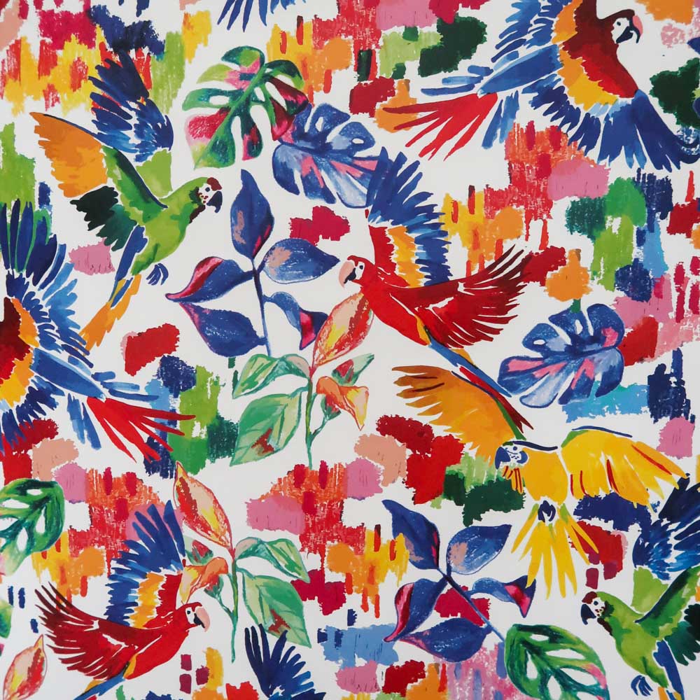 Papier peint - Echantillon - Faisans Dorés - Papier peint - Carole Rampinetta - R PapierPeint Amazonia WEB