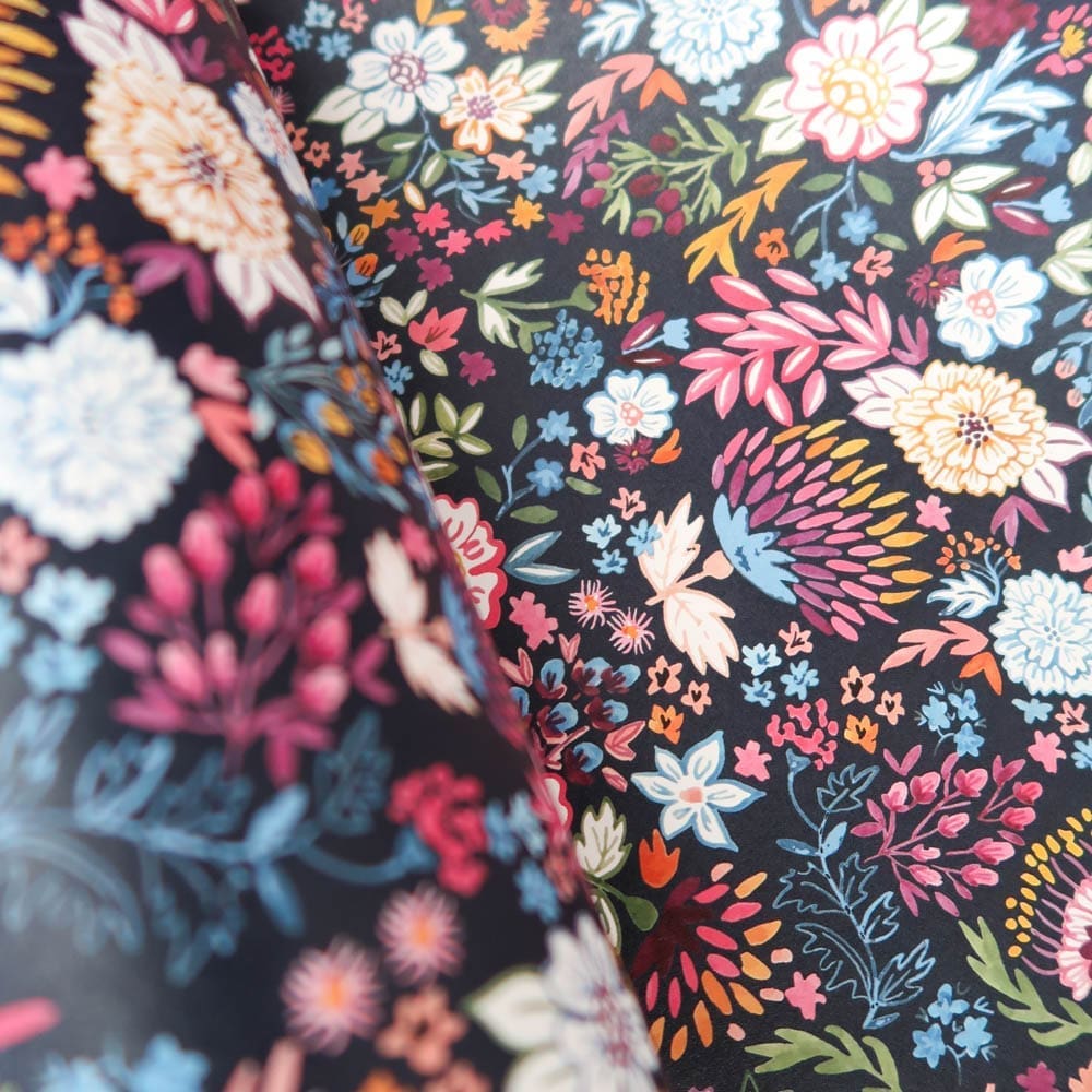 Papier peint - Echantillon - Faisans Dorés - Papier peint - Carole Rampinetta - R PapierPeint Sorella WEB