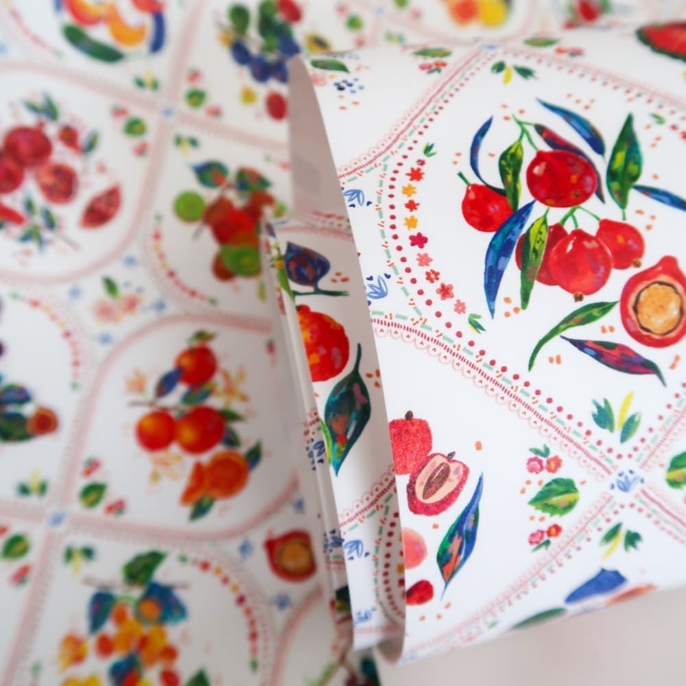 Papier peint - Echantillon - Faisans Dorés - Papier peint - Carole Rampinetta - R PapierPeint TuttiFrutti WEB