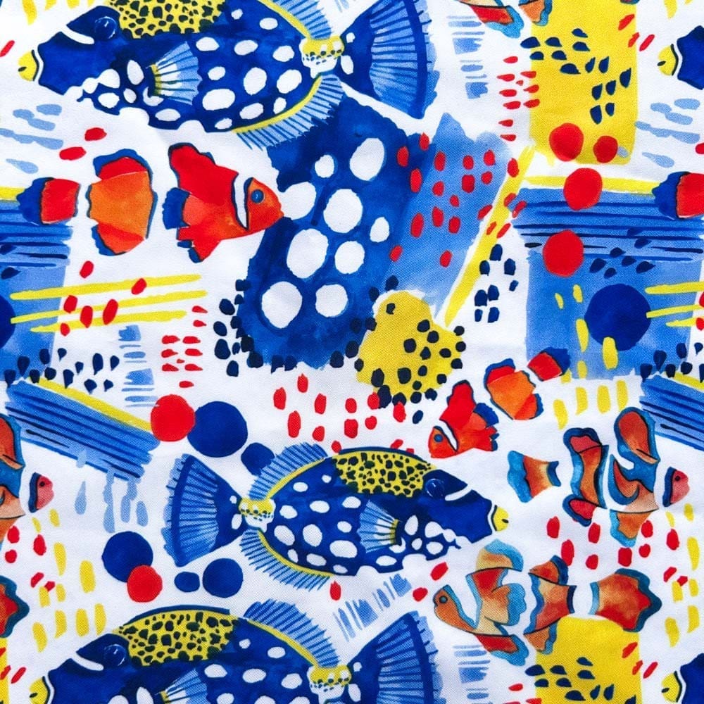 Tissu short de bain - Premier avril - Tissus - Carole Rampinetta - R ShortBain PremierAvril