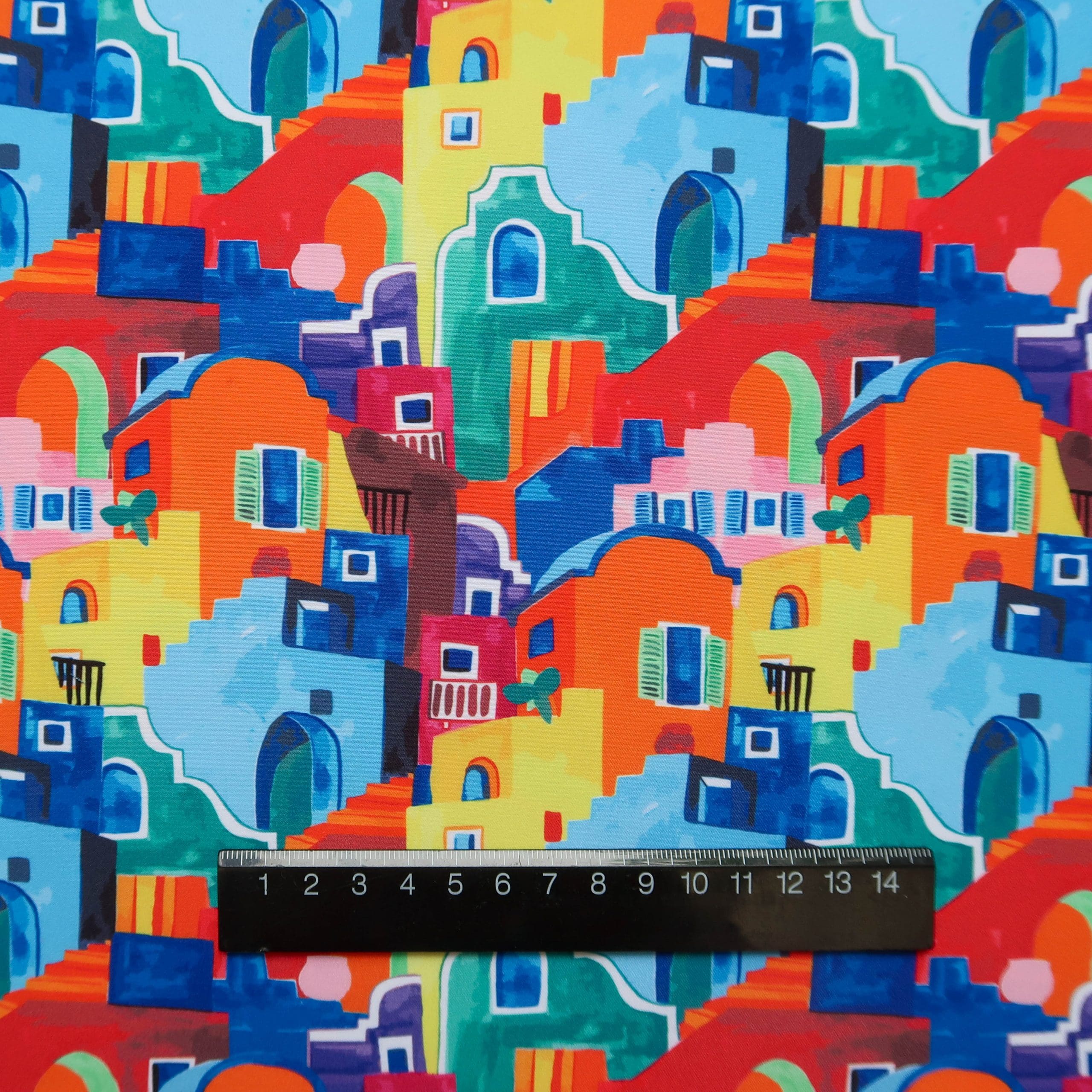 Tissu short de bain - Hacienda - Tissus - Carole Rampinetta - R TissuShortBain Hacienda