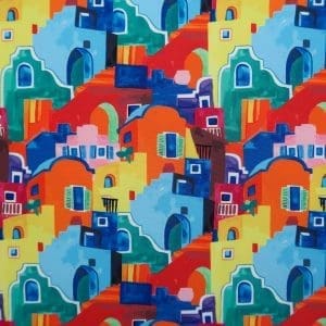 Tissu short de bain - Hacienda - Tissus - Carole Rampinetta - R TissuShortBain Hacienda