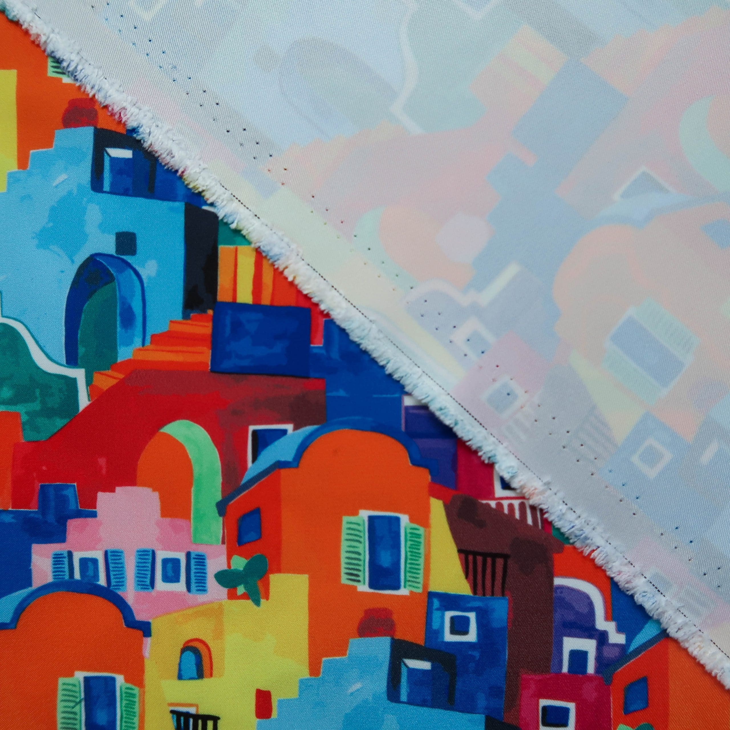 Tissu short de bain - Hacienda - Tissus - Carole Rampinetta - R TissuShortBain Hacienda