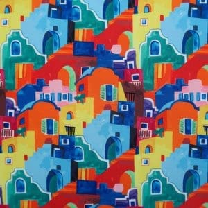 Tissu short de bain - Hacienda - Tissus - Carole Rampinetta - R TissuShortBain Hacienda