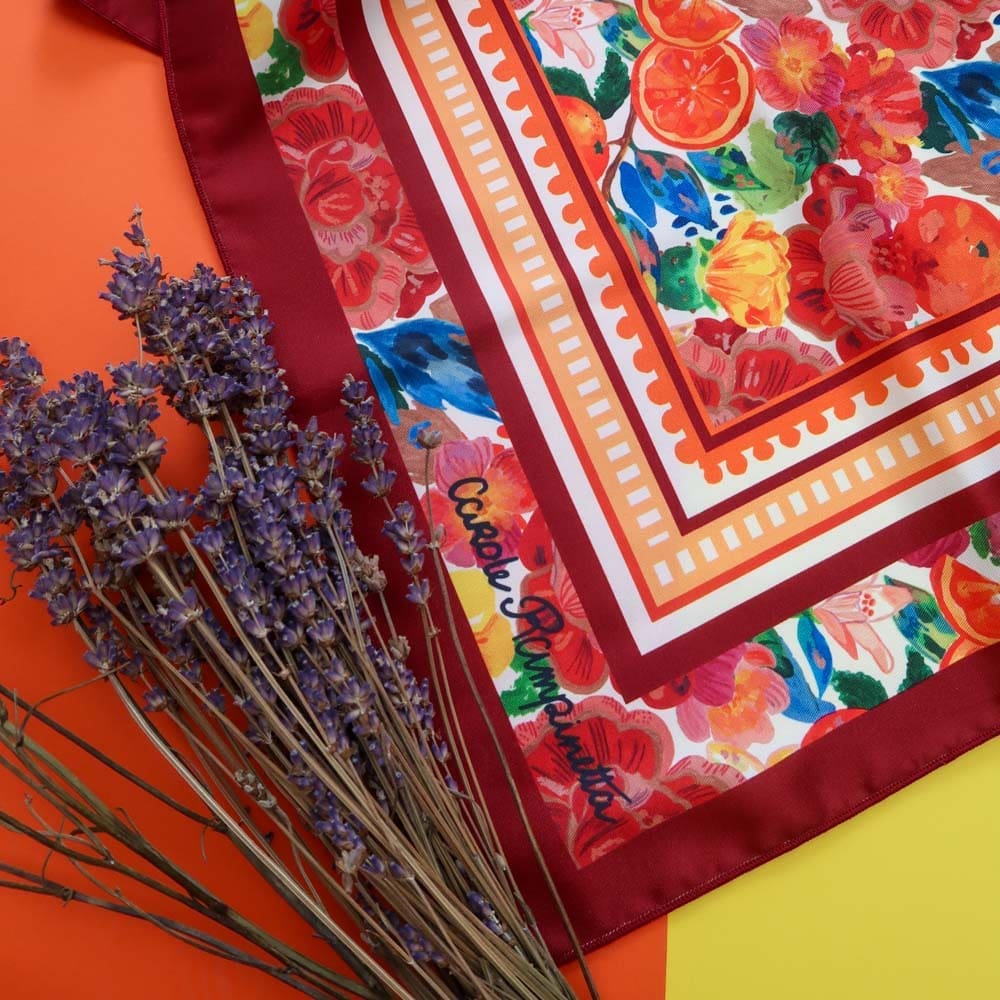 Foulard - Séville - Foulards & Co - Carole Rampinetta - R Foulard WEB