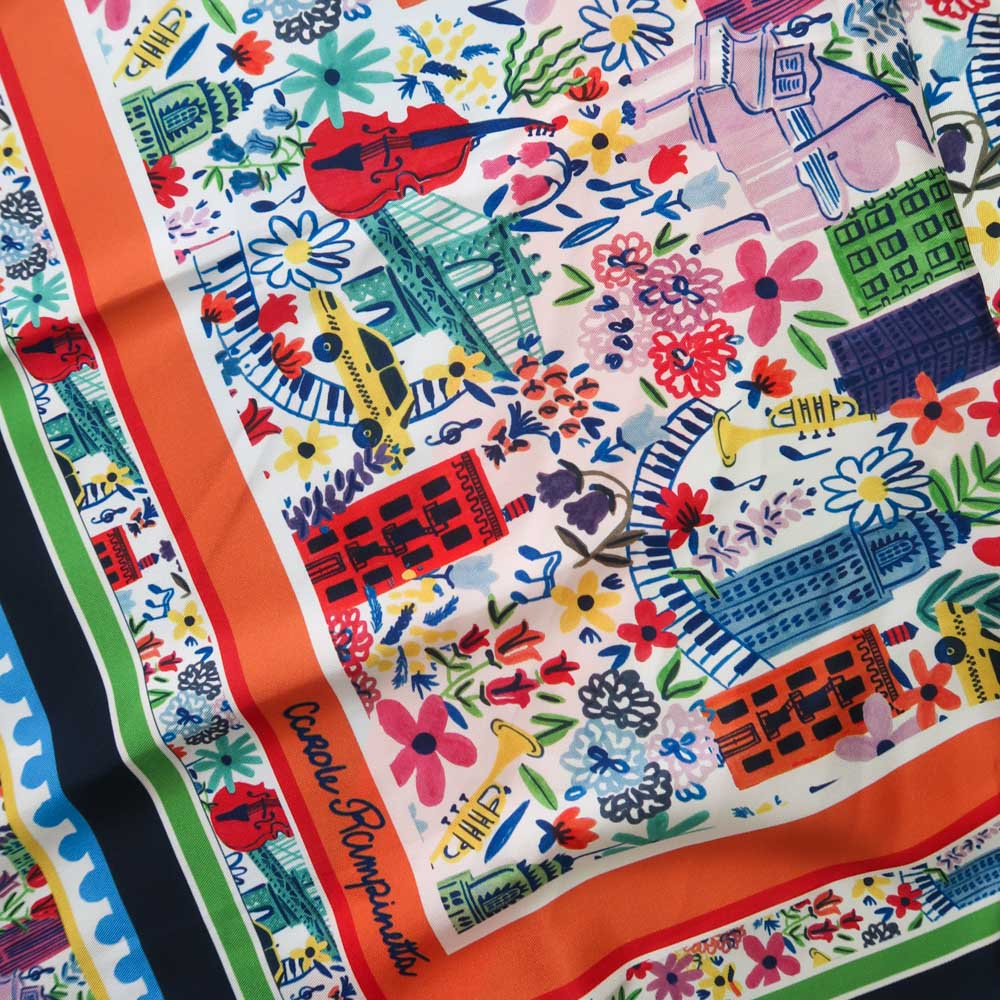 Foulard - Séville - Foulards & Co - Carole Rampinetta - R Foulard WEB