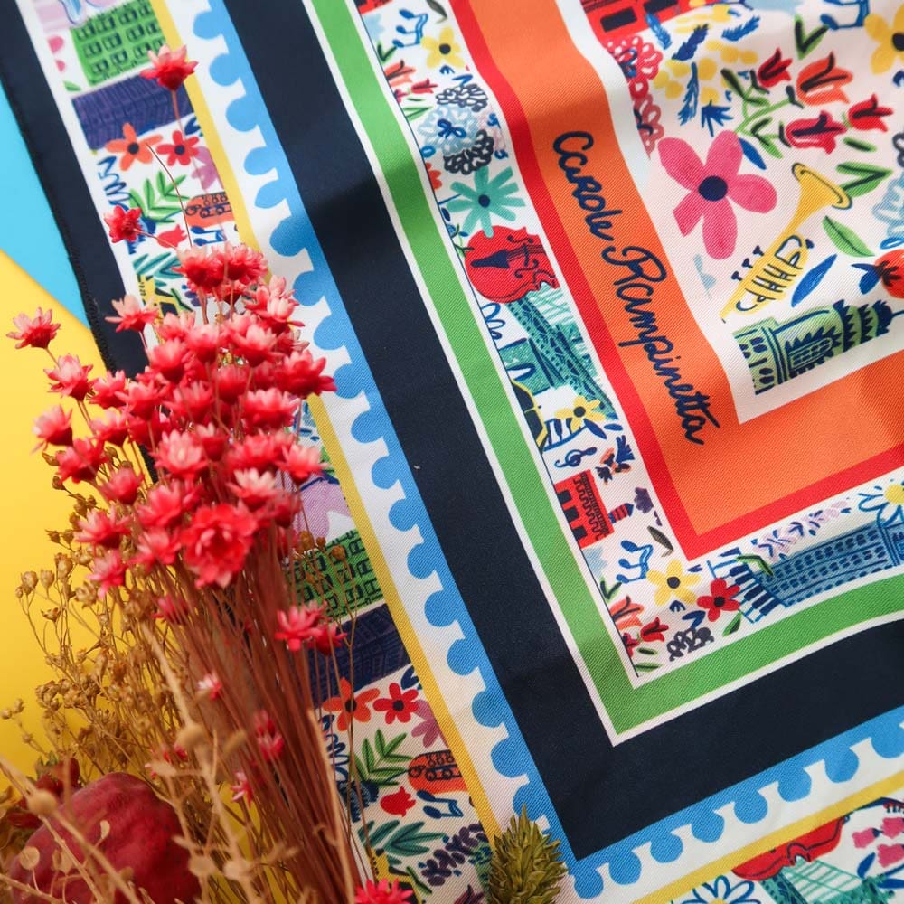Foulard - Séville - Foulards & Co - Carole Rampinetta - R Foulard WEB