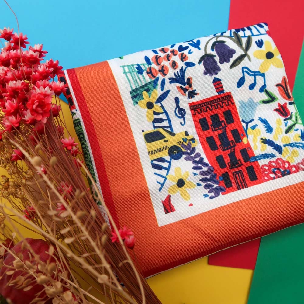 Foulard - Séville - Foulards & Co - Carole Rampinetta - R Foulard WEB