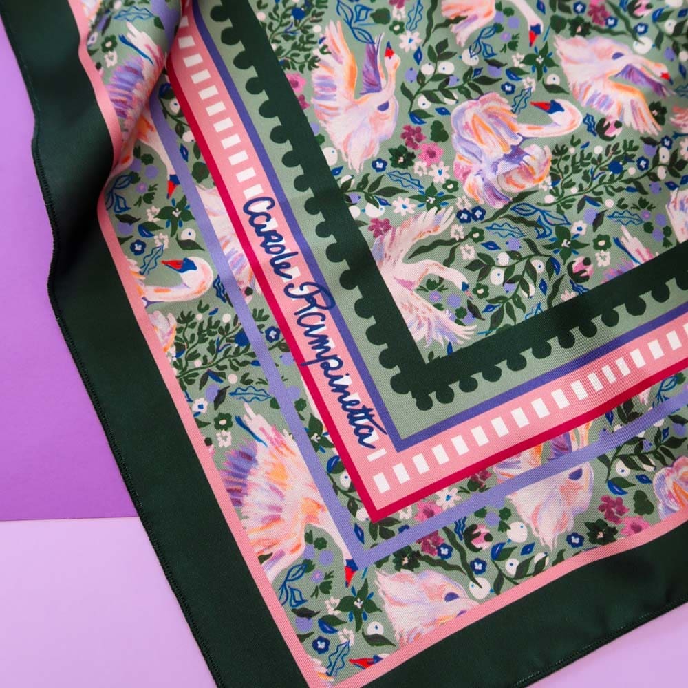 Foulard - Bailare - Foulards & Co - Carole Rampinetta - R Foulard WEB