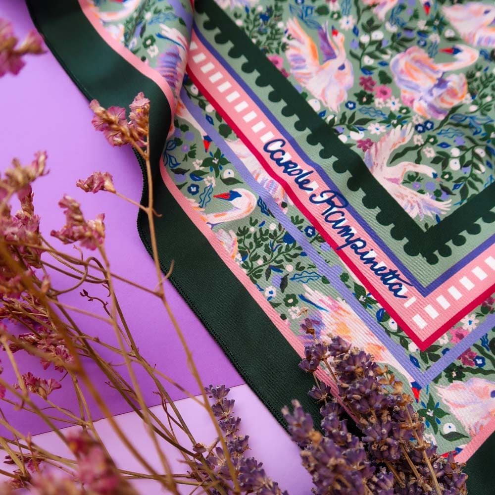 Foulard - Bailare - Foulards & Co - Carole Rampinetta - R Foulard WEB