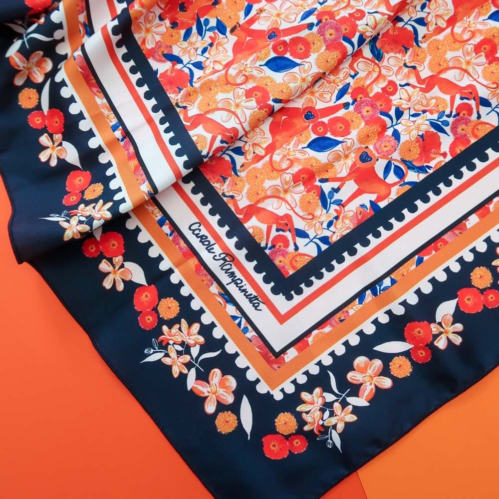 Foulard - Séville - Foulards & Co - Carole Rampinetta - R Foulard WEB