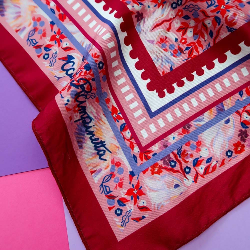 Foulard - Bailare - Foulards & Co - Carole Rampinetta - R Foulard WEB