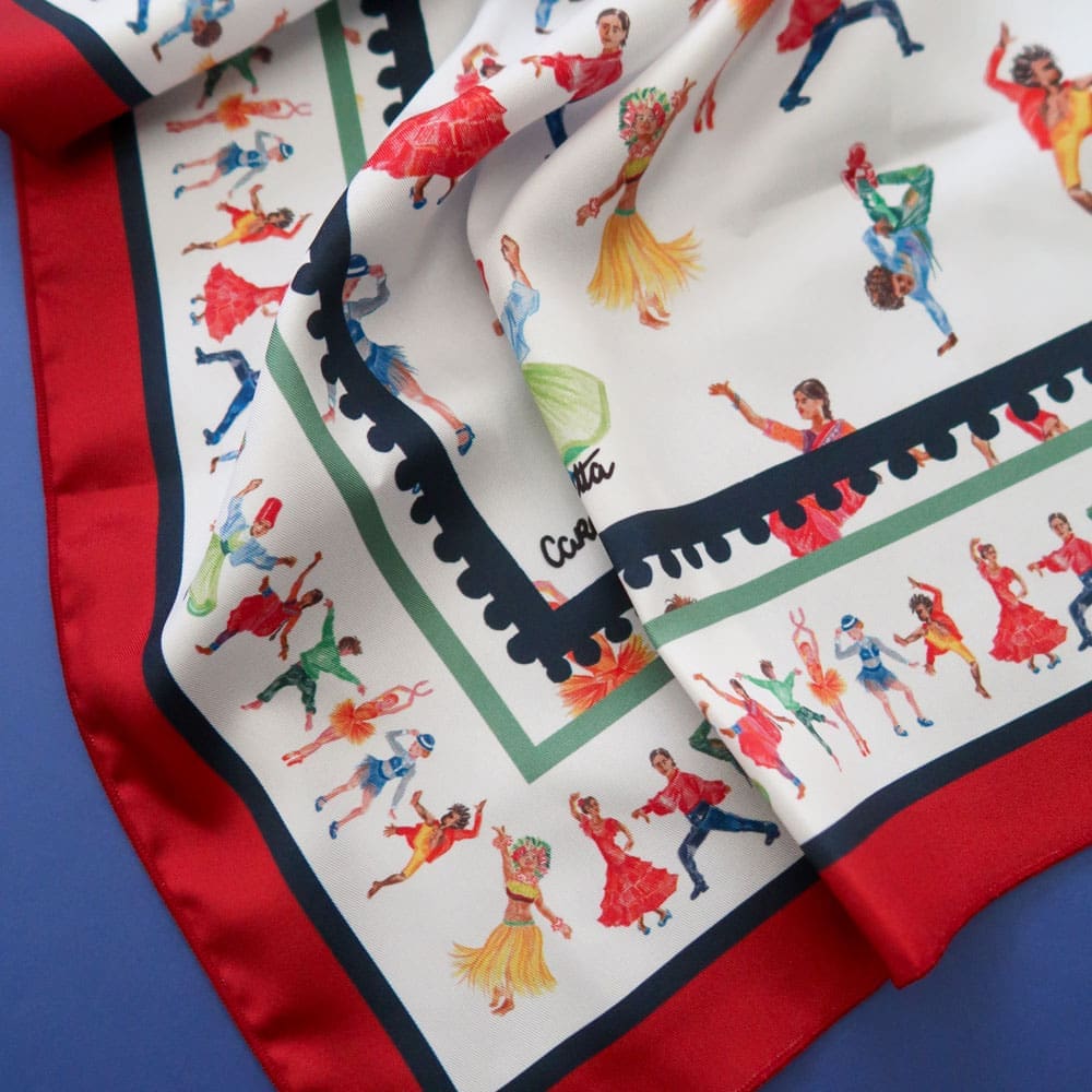 Foulard - Bailare - Foulards & Co - Carole Rampinetta - R Foulard WEB