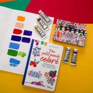 Le pack duo - Livre et Kit de gouache - Papeterie - Carole Rampinetta - R KitDeGouache WEB