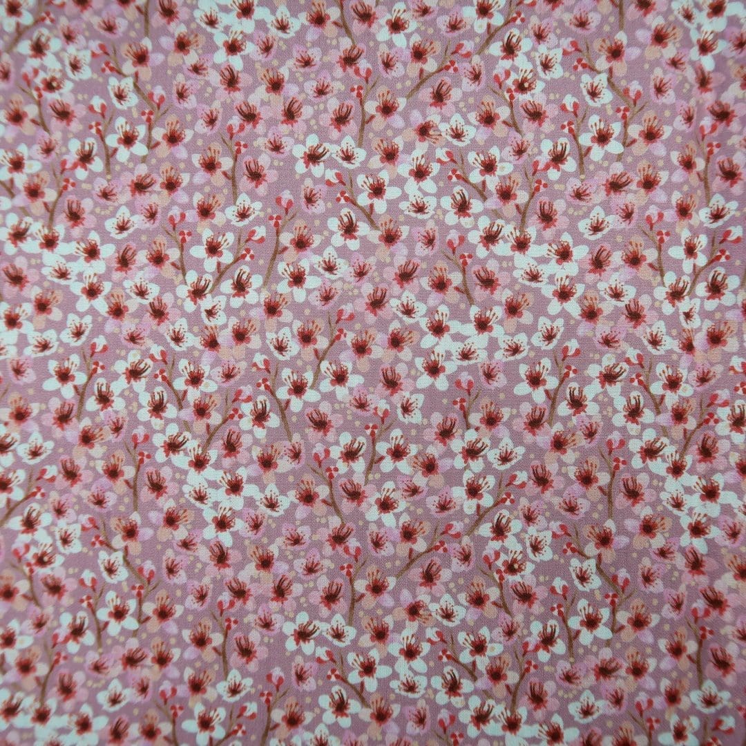 Satin de coton - Cerisier