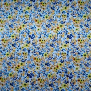 Satin de coton - Mimosa Marin