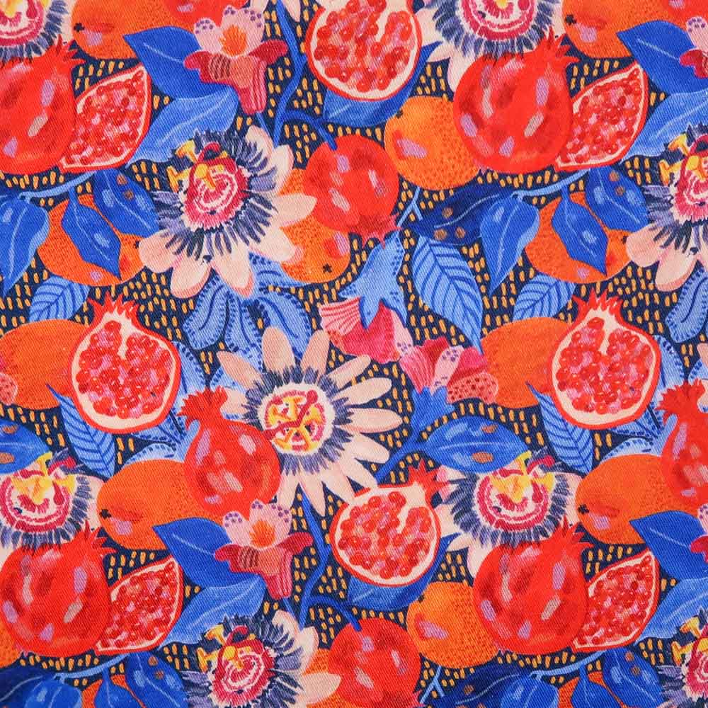 Pré-commande - Gabardine de coton - Grenadine Marine
