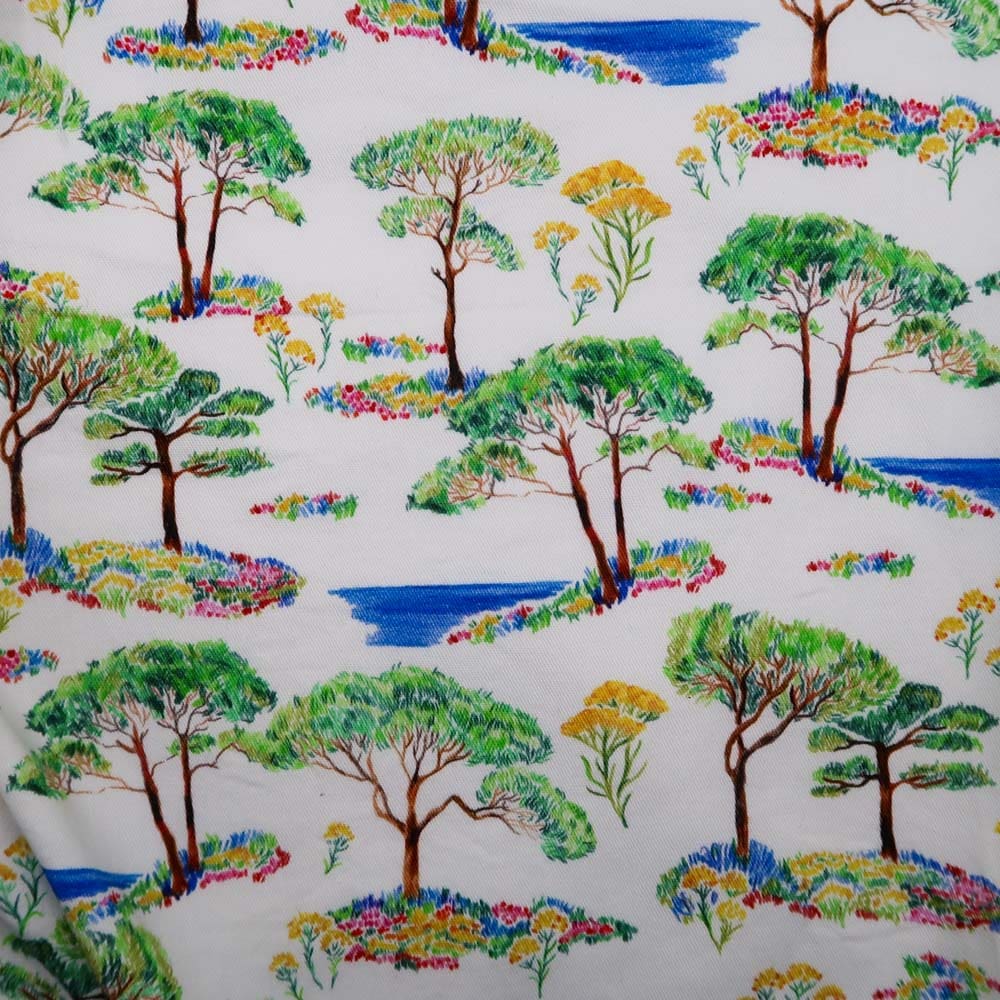 Pré-commande - Gabardine de coton - Pinède