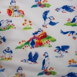 Pr&eacute;-commande - Jersey de coton - Macareux