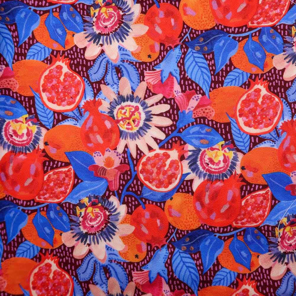 Pré-commande - Twill de viscose - Grenadine Violine