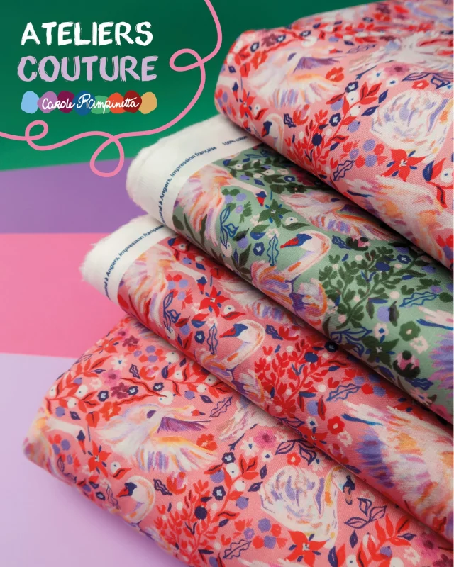 Les ateliers couture arrivent au 6 rue Lionnaise ! ✨
___
Voici un petit récapitulatif des différents ateliers que vous pourrez retrouver à partir de la première semaine de février. 🧵
En solo ou en petit groupe de 4 personnes, venez apprendre, créer et progresser dans un lieu ultra coloré 🌈
Que ce soit pour débuter, pour une idée bien précise ou pour un parcours complet, j’ai hâte de vous transmettre ma passion pour ce monde incroyable de la couture 😍
___
Pour toutes réservations, n’hésitez pas à m’envoyer un mail à contact@carolerampinetta.com ou venez me voir en boutique au 6, rue Lionnaise à Angers ! 🎨
Le site internet est cours de création pour pouvoir vous proposer la réservation en ligne, bientôt bientôt ! ❤️
On se retrouve dès demain pour la présentation des ateliers créatifs 👩🏻‍🎨
Bisous bisous 😘
___
#ateliercouture #angers #coutureaddict #parcours19 #carolerampinetta